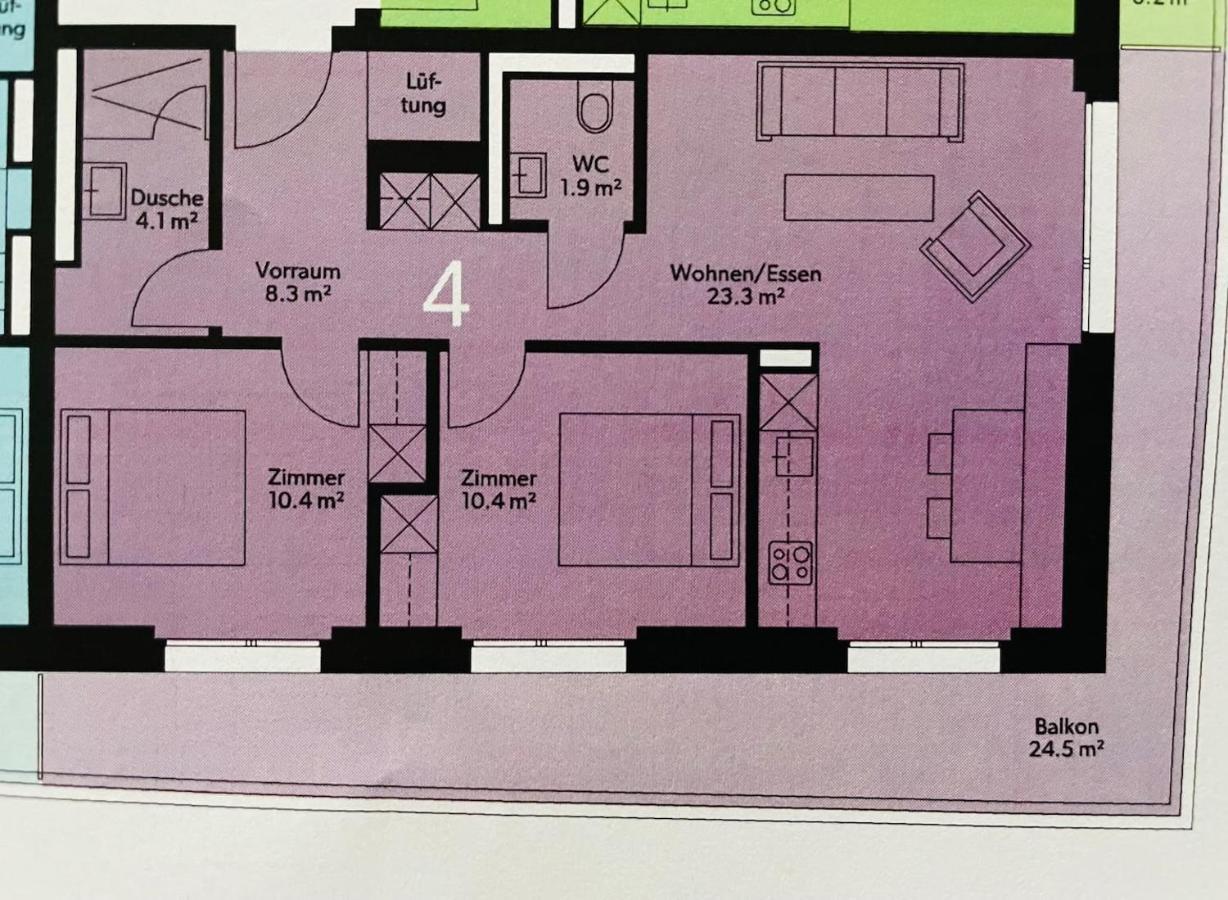 Ferienwohnung 3,5 Zimmer Direkt An Ski- Und Bikepiste Φιλμς Εξωτερικό φωτογραφία