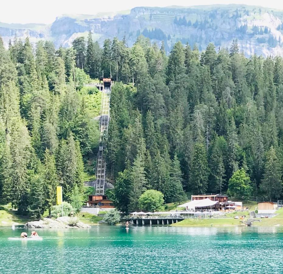 Ferienwohnung 3,5 Zimmer Direkt An Ski- Und Bikepiste Φιλμς Εξωτερικό φωτογραφία