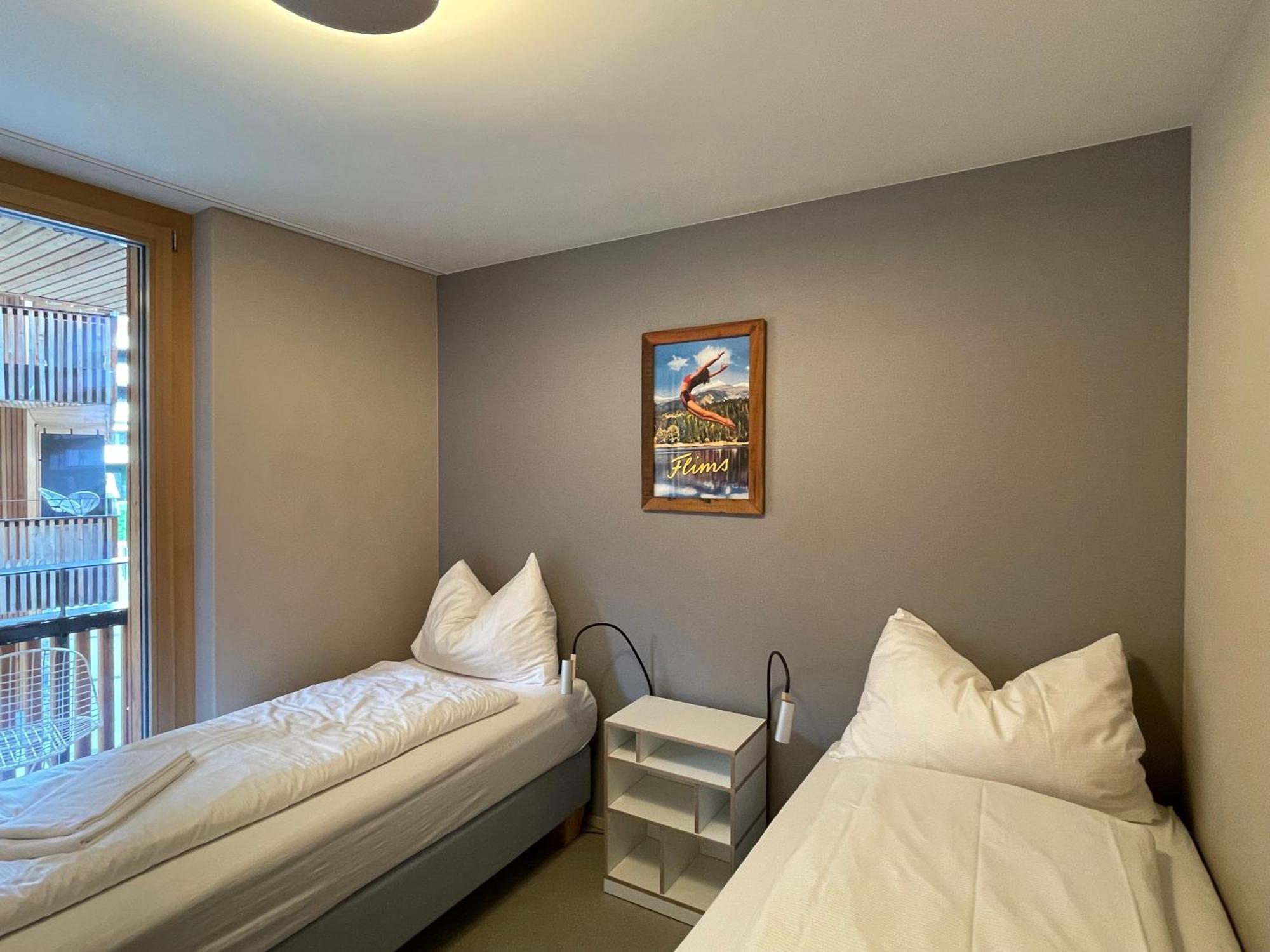 Ferienwohnung 3,5 Zimmer Direkt An Ski- Und Bikepiste Φιλμς Εξωτερικό φωτογραφία